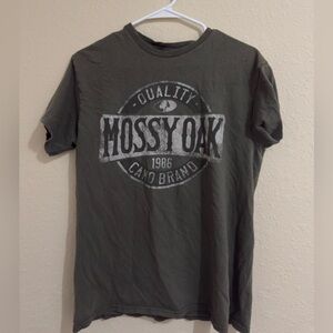 Mossy Oak Olive Green Short-Sleeve Logo Tee